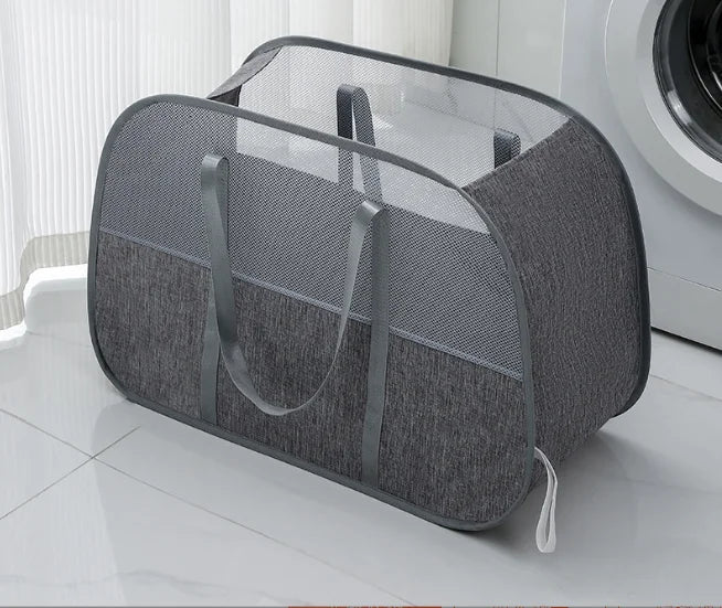Mesh Pop-up Laundry Basket, Laundry Basket,